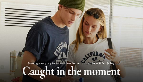 It Girl & Boy.  Caught in the moment